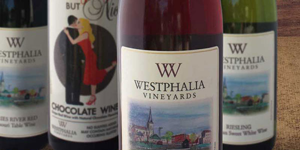 westphalia_vineyards_wines_group Westphalia Vineyards wine collection