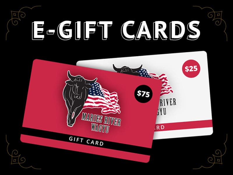 Maries River Wagyu e-gift cards