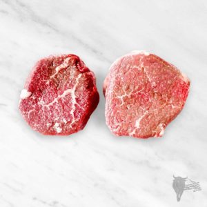 Eye of round steak – two (2) pre-portioned eye of round steak